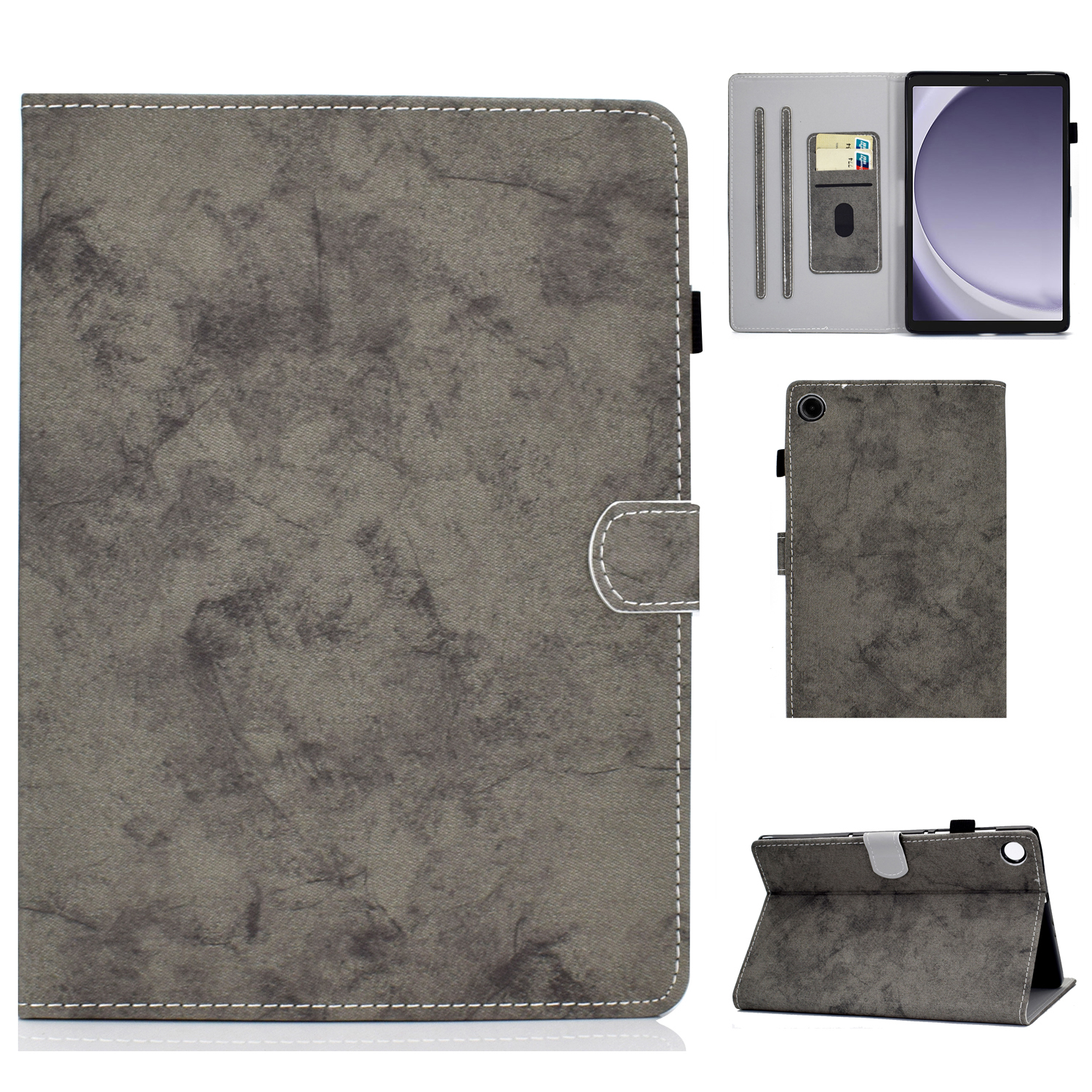 Für Samsung Galaxy Tab A9 Leder -hülle Tuchtexturkartenhalter Tablet Tablet Cover - Grau, Galaxy Tab A9
Für Samsung Galaxy Tab A9 Leder -hülle Tuchtexturkartenhalter Tablet Tablet Cover - Grau, Galaxy Tab A9