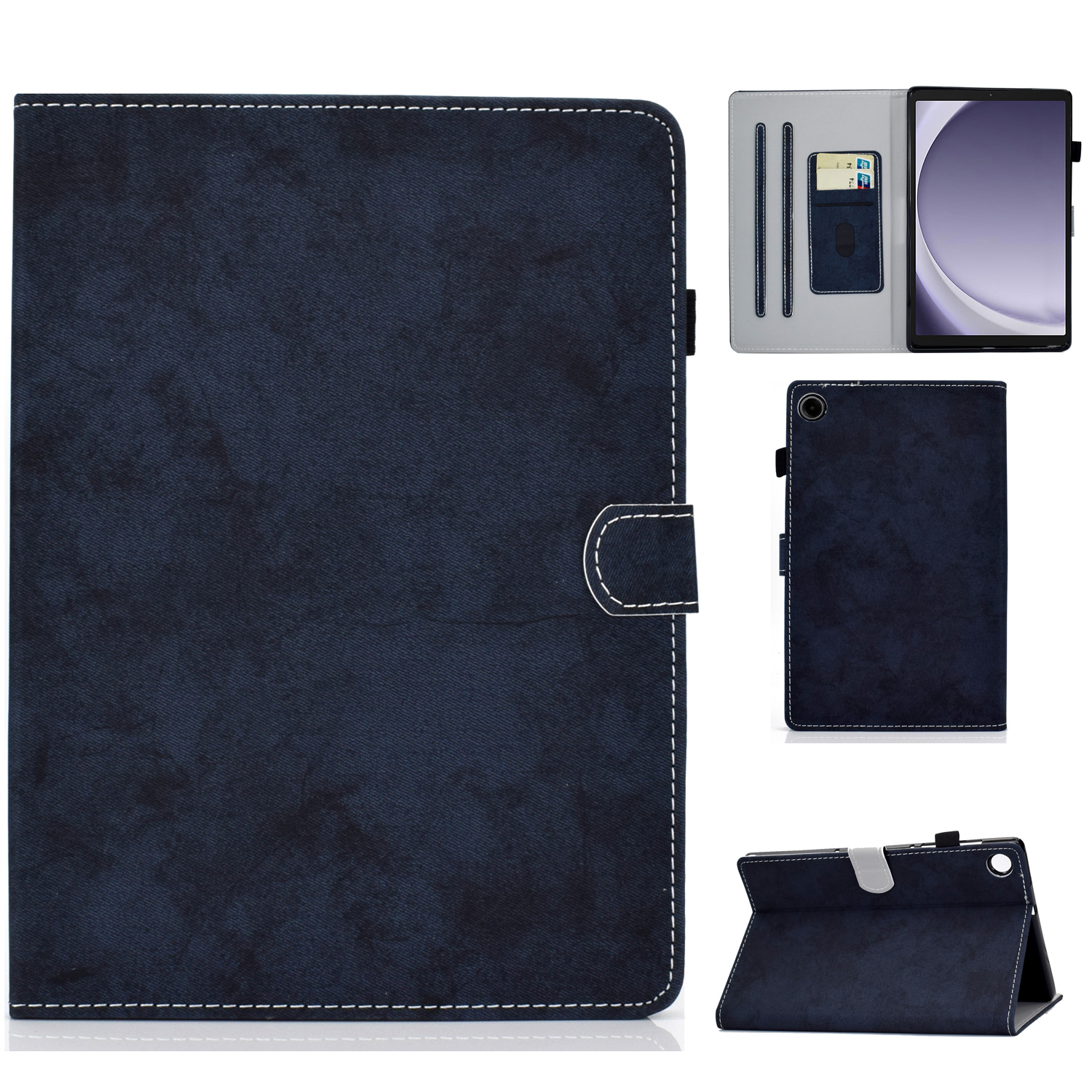 Für Samsung Galaxy Tab A9 Leder -hülle Tuchtexturkartenhalter Tablet Tablet Cover - Schwarz, Galaxy Tab A9
Für Samsung Galaxy Tab A9 Leder -hülle Tuchtexturkartenhalter Tablet Tablet Cover - Schwarz, Galaxy Tab A9