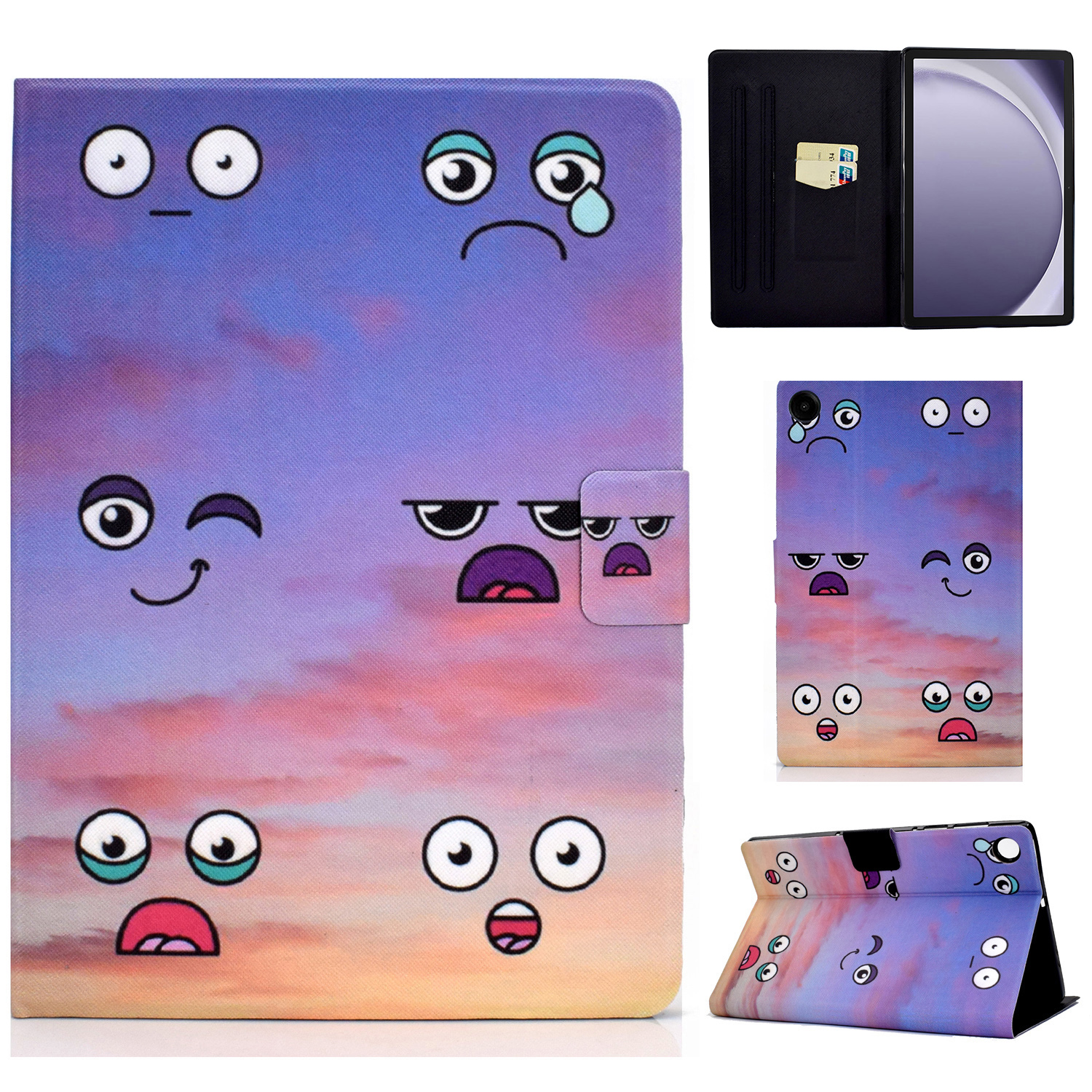 Für Samsung Galaxy Tab A9+ Fallmuster Druck PU Leder Tablet Deckung - Emotion, Galaxy Tab A9+
Für Samsung Galaxy Tab A9+ Fallmuster Druck PU Leder Tablet Deckung - Emotion, Galaxy Tab A9+