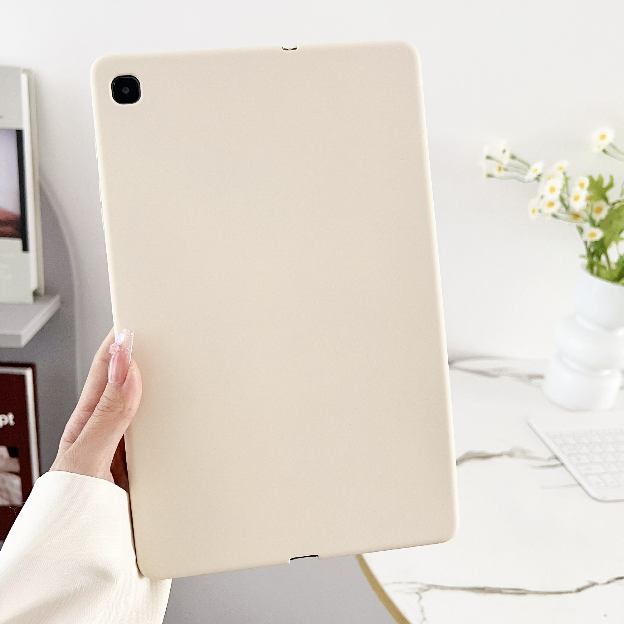 Für Samsung Galaxy Tab S6 Lite / S6 Lite (2022) P610 / P615 Case Skin-touch Tpu-tablet-abdeckung - Beige, Galaxy Tab S6 Lite
Für Samsung Galaxy Tab S6 Lite / S6 Lite (2022) P610 / P615 Case Skin-touch Tpu-tablet-abdeckung - Beige, Galaxy Tab S6 Lite