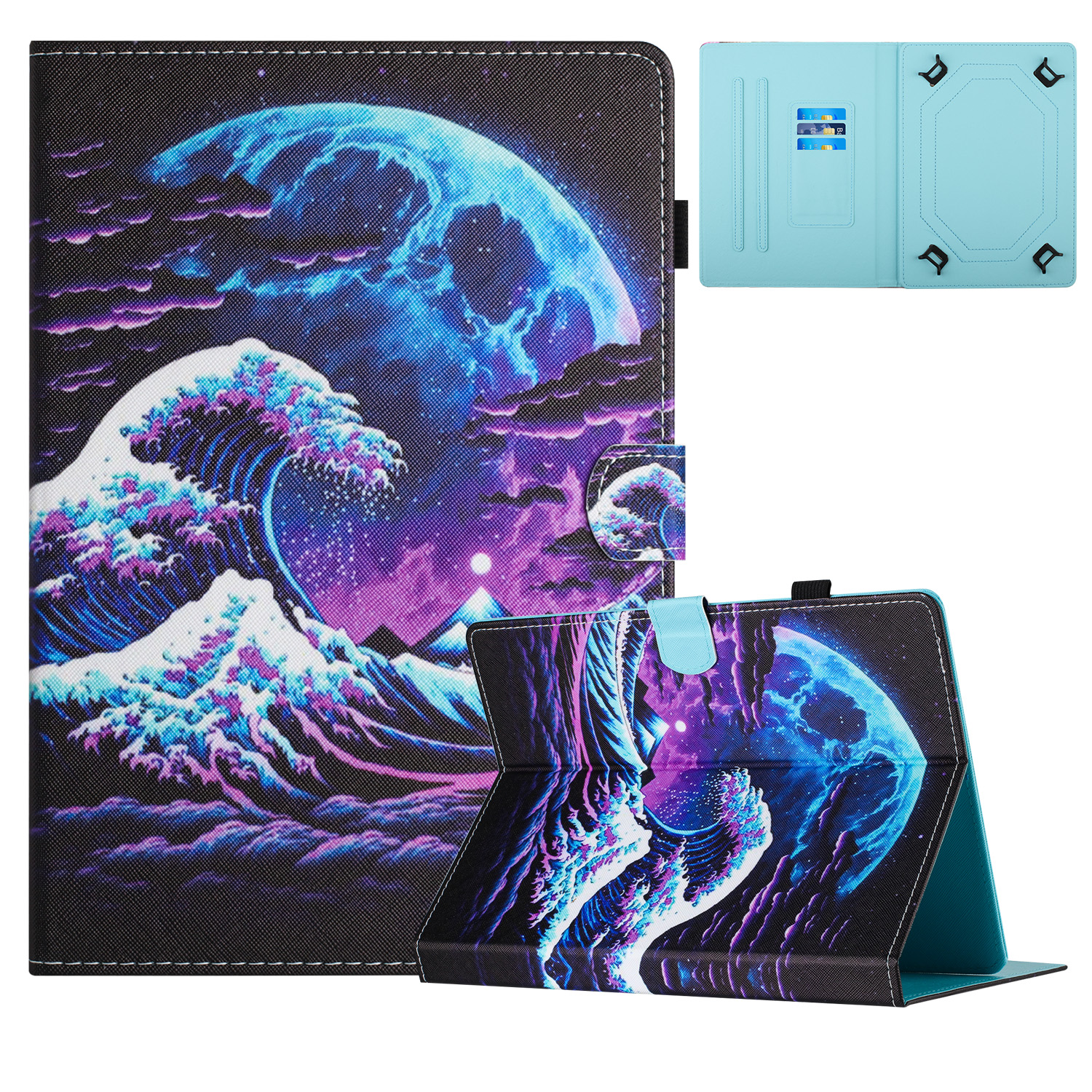 Universelle 7-zoll-tablet-abdeckungsmuster-druckleder-lederabdeckung Mit Kartenhalterständer - Meereswelle, Galaxy Tab A 7.0
Universelle 7-zoll-tablet-abdeckungsmuster-druckleder-lederabdeckung Mit Kartenhalterständer - Meereswelle, Galaxy Tab A 7.0