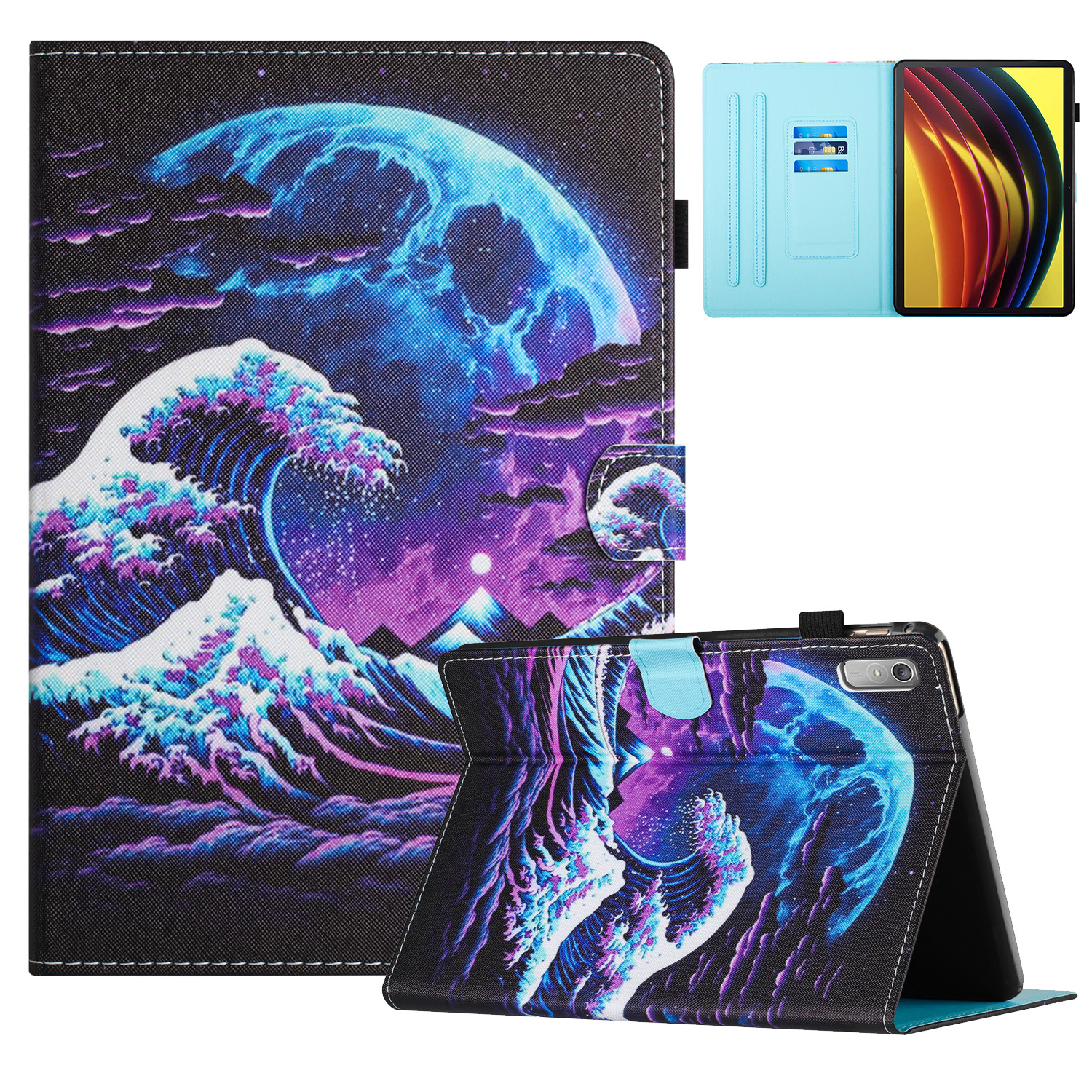 Für Lenovo Tab P11 Gen 2 TB-350 Fallmuster Druckleder-lederkartenhalter Tablet Deckung - Meereswelle, Lenovo Tab P11 Gen 2
Für Lenovo Tab P11 Gen 2 TB-350 Fallmuster Druckleder-lederkartenhalter Tablet Deckung - Meereswelle, Lenovo Tab P11 Gen 2