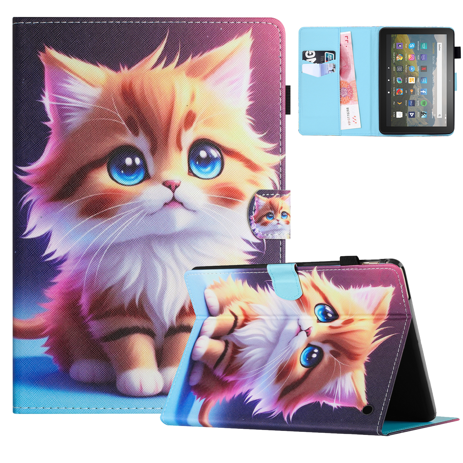 Für Amazon Fire HD 10 Plus (2021) / HD 10 (2021) Hülle Stylish Leder Brieftablette Anti-fall-abdeckung - Gelbe Katze, Amazon Fire HD 10 Plus (2021)
Für Amazon Fire HD 10 Plus (2021) / HD 10 (2021) Hülle Stylish Leder Brieftablette Anti-fall-abdeckung - Gelbe Katze, Amazon Fire HD 10 Plus (2021)