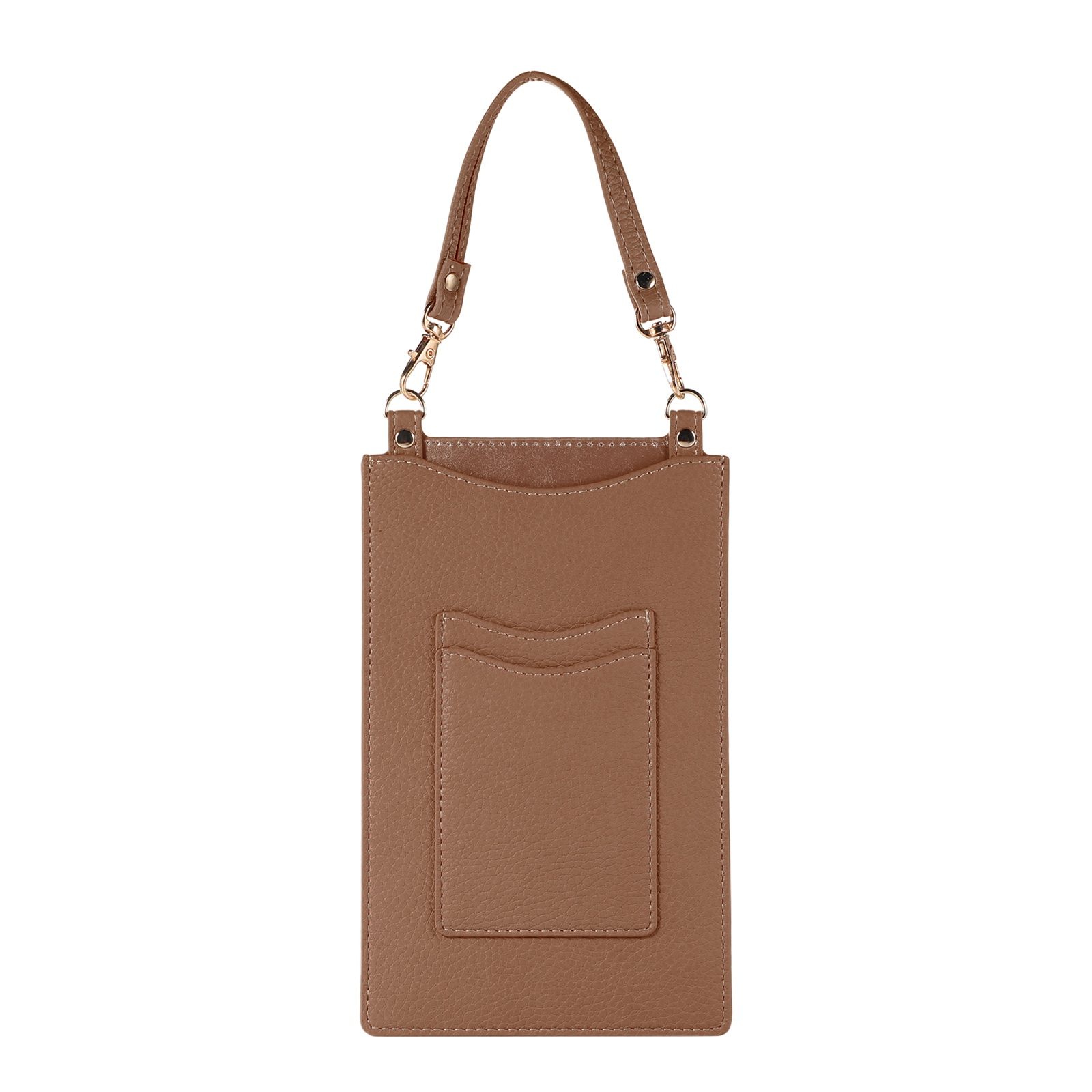 Litchi Textur Dual Card Slots Mobiltelefontasche Mit Handlichem Riemen Universeller Handybeutel - Braun, Universal
Litchi Textur Dual Card Slots Mobiltelefontasche Mit Handlichem Riemen Universeller Handybeutel - Braun, Universal