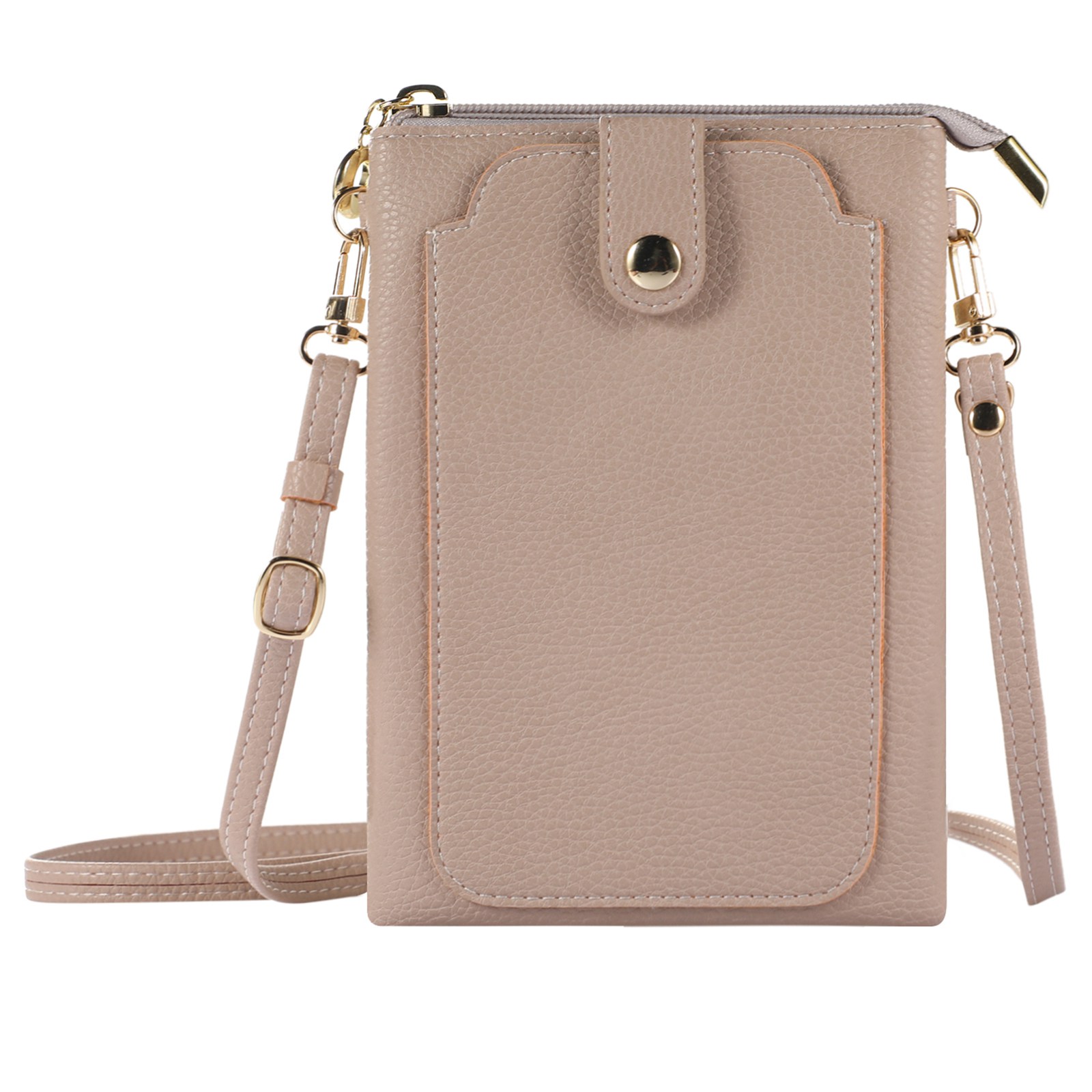 Litchi Textur Reißverschluss Mobiltelefontasche Universal Dual -layer -handy -beutel Mit Verstellbarem Schultergurt - Aprikose, Universal
Litchi Textur Reißverschluss Mobiltelefontasche Universal Dual -layer -handy -beutel Mit Verstellbarem Schultergurt - Aprikose, Universal