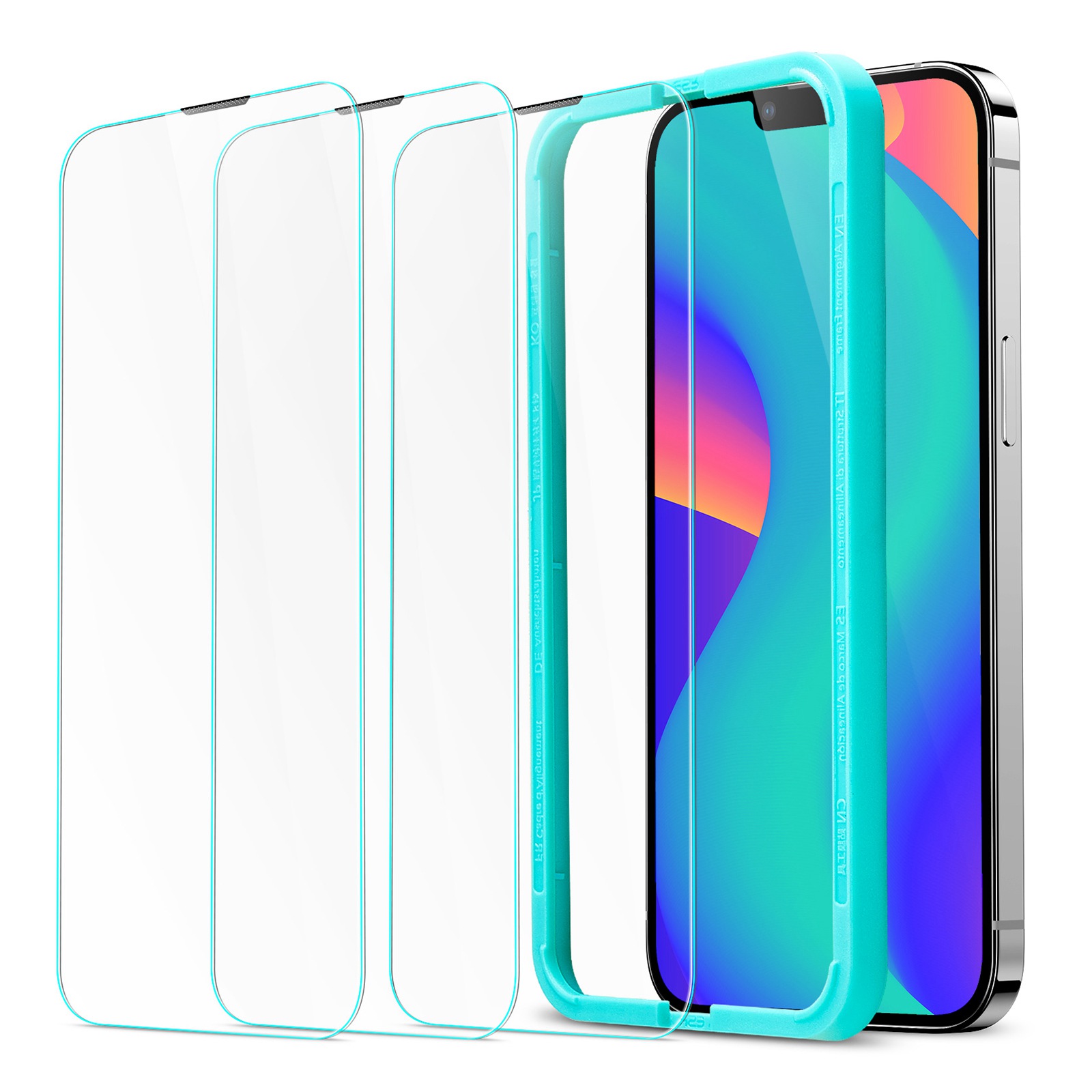 ESR L3AB 3Pcs / Set for iPhone 14 Plus / 13 Pro Max 6.7 inch Ultra Clear Tempered Glass Film Dust-proof Net Full Glue Full Screen Protector with Installation Frame
ESR L3AB 3Pcs / Set for iPhone 14 Plus / 13 Pro Max 6.7 inch Ultra Clear Tempered Glass Film Dust-proof Net Full Glue Full Screen Protector with Installation Frame