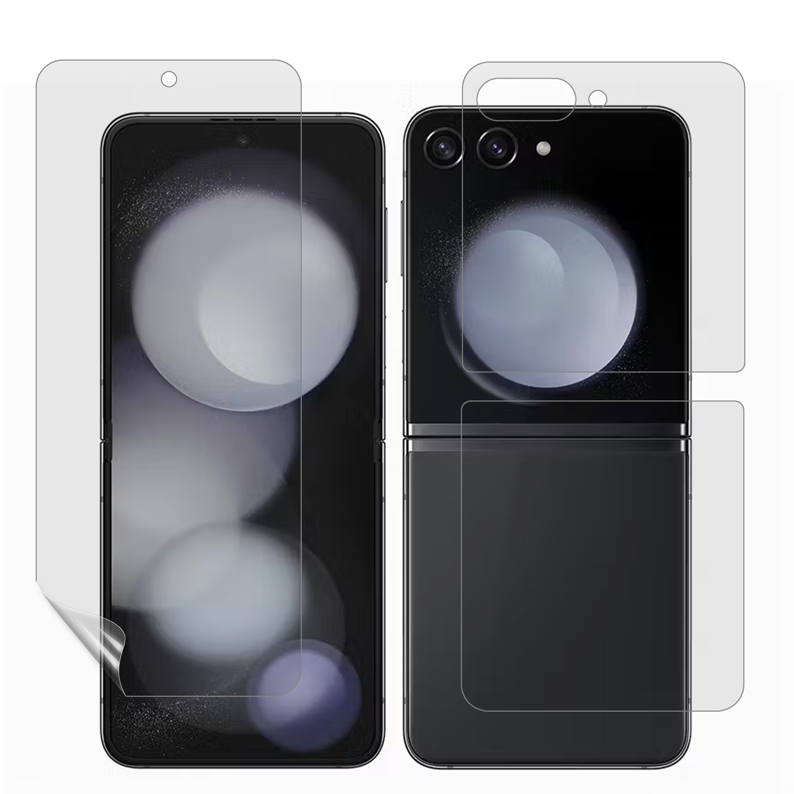 Für Samsung Galaxy Flip5 5G 1 Set Tpu + Pet -hydrogel Film Voller Cover Frontbildschirm + Rückfilm, Galaxy Z Flip5 5G
Für Samsung Galaxy Flip5 5G 1 Set Tpu + Pet -hydrogel Film Voller Cover Frontbildschirm + Rückfilm, Galaxy Z Flip5 5G