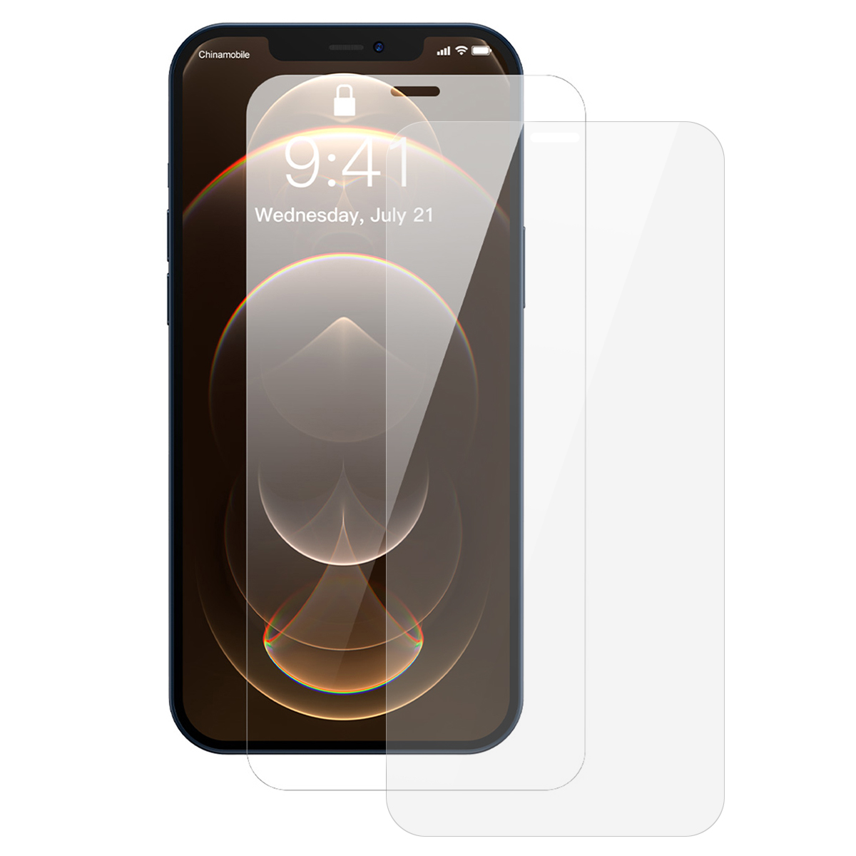 2Pcs/Set BASEUS 0.3mm Full-glass Crystal Tempered Glass Film for iPhone 12/12 Pro 6.1 inch Ultra Clear Full Covering Shatter-resistant Screen Protector, iPhone 12 Pro
2Pcs/Set BASEUS 0.3mm Full-glass Crystal Tempered Glass Film for iPhone 12/12 Pro 6.1 inch Ultra Clear Full Covering Shatter-resistant Screen Protector, iPhone 12 Pro