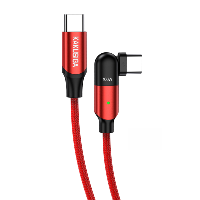 Kakusiga KSC-655 Fengxuan-serien-typ-c zu Typ-c 100W Schnelles Ladekabel 180 ° Rotierender Stecker Handy-handy-datenkabel - Rot, Universal
Kakusiga KSC-655 Fengxuan-serien-typ-c zu Typ-c 100W Schnelles Ladekabel 180 ° Rotierender Stecker Handy-handy-datenkabel - Rot, Universal