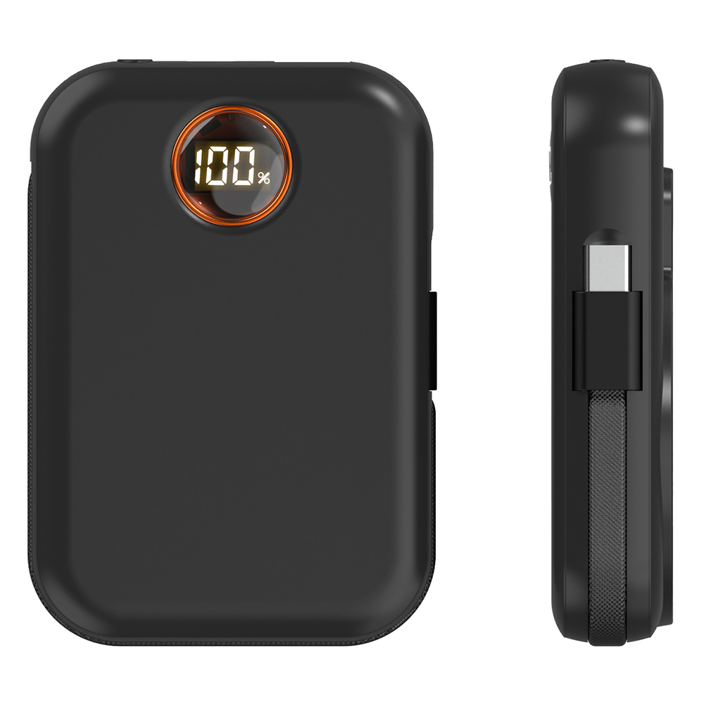 E34 10000MAH Внешний Батарейный Пакет Портативный Магнитный Беспроводной Банк Мощности С Кабелем Типа C / Светодиодный Дисплей - Чернить, Universal
E34 10000MAH Внешний Батарейный Пакет Портативный Магнитный Беспроводной Банк Мощности С Кабелем Типа C / Светодиодный Дисплей - Чернить, Universal