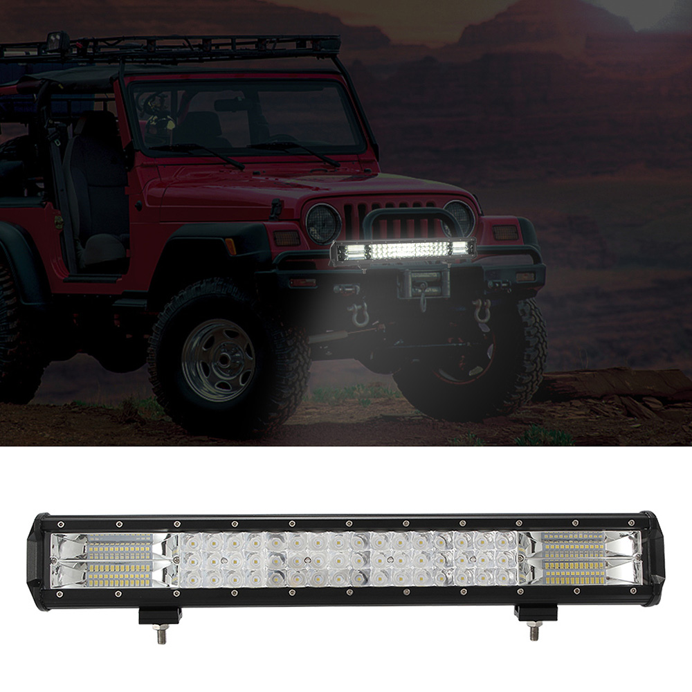 EAGLEVISION D0051 3 Row LED Light Bar Spot Flood Combo Driving Light for Truck ATV SUV - 20 Inch/288W
EAGLEVISION D0051 3 Row LED Light Bar Spot Flood Combo Driving Light for Truck ATV SUV - 20 Inch/288W