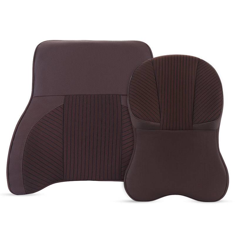Xiongguan TK024AB 2pcs Autositz Kopfstütze Halskissen + Lumbalstützenkissen Set - Braun
Xiongguan TK024AB 2pcs Autositz Kopfstütze Halskissen + Lumbalstützenkissen Set - Braun