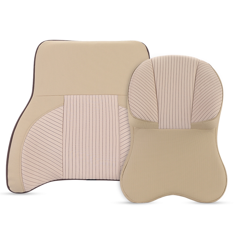 Xiongguan TK024AB 2pcs Autositz Kopfstütze Halskissen + Lumbalstützenkissen Set - Beige
Xiongguan TK024AB 2pcs Autositz Kopfstütze Halskissen + Lumbalstützenkissen Set - Beige
