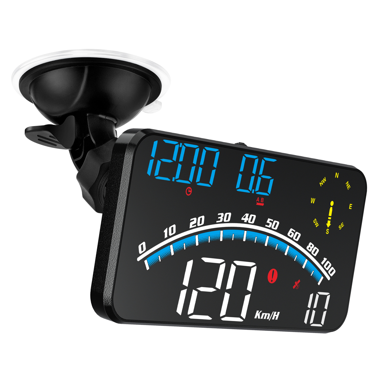 G10 GPS Head-up-anzeige 16: 9 Großbildschirme HUD Mit 2 Alarmfunktion Unterstützung 360 ° Drehen - Blau / Weiss
G10 GPS Head-up-anzeige 16: 9 Großbildschirme HUD Mit 2 Alarmfunktion Unterstützung 360 ° Drehen - Blau / Weiss