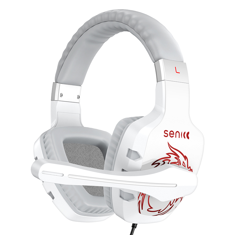 SENICC A1S Noise Cancelling Gaming Headset with Mic Wired Over Ear Headphones - White
SENICC A1S Noise Cancelling Gaming Headset with Mic Wired Over Ear Headphones - White