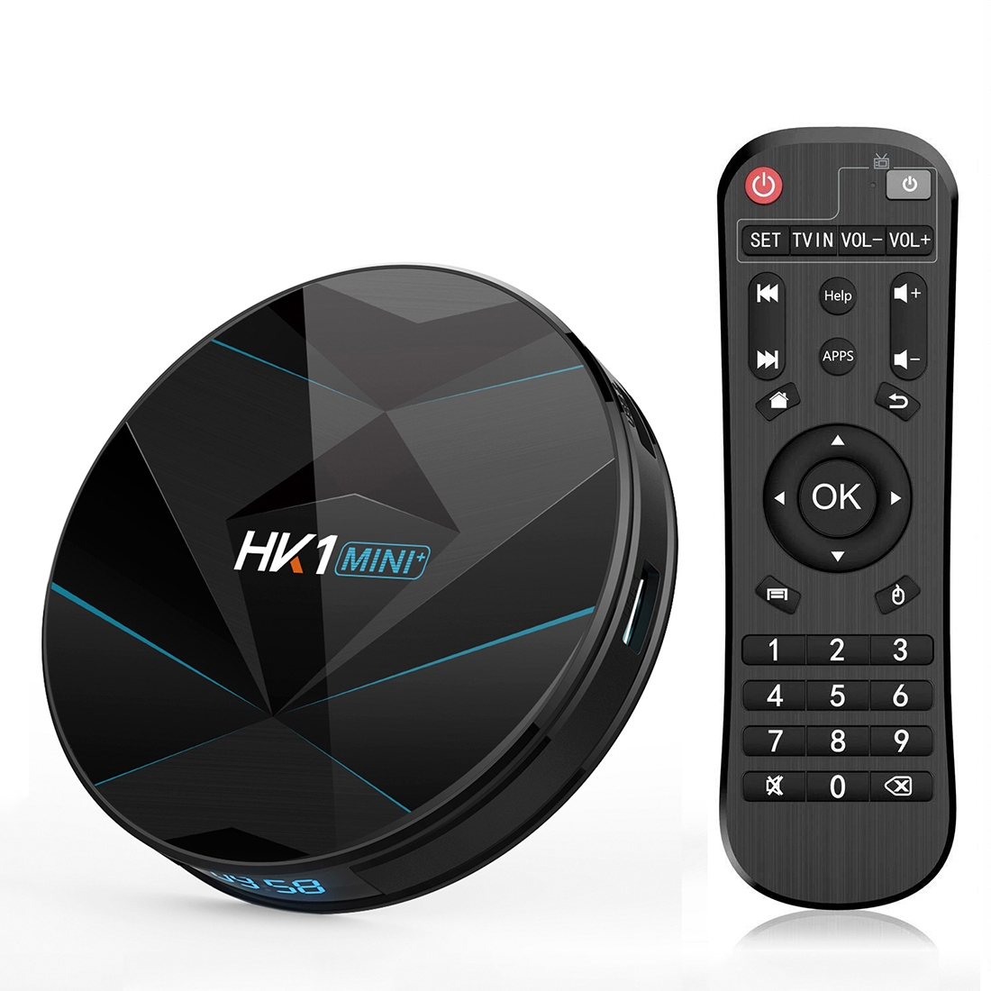 Hk1mini+ Android 9.0 RK3318 Quad Core TV Box WiFi Media Player 4+ 32g - Великобритания
Hk1mini+ Android 9.0 RK3318 Quad Core TV Box WiFi Media Player 4+ 32g - Великобритания