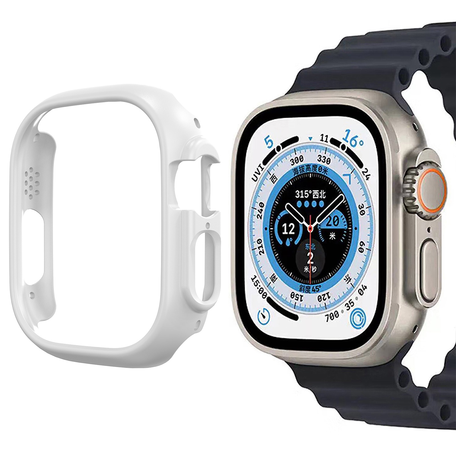 Для Apple Watch Ultra 49 мм Smart Watch Case Case Shoper PC Shoper -надежная Рама Оболочки Защиты - Белый, Apple Watch Ultra 49mm
Для Apple Watch Ultra 49 мм Smart Watch Case Case Shoper PC Shoper -надежная Рама Оболочки Защиты - Белый, Apple Watch Ultra 49mm