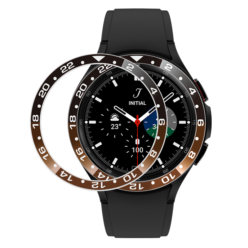 Für Samsung Galaxy Watch4 Classic 42mm Watch Lünette Dual-color Metal Watch Lünette Einfügung Ring Ring Rahmen (typ B) - Schwarz+braun, Samsung Galaxy Watch4 Classic 42mm
Für Samsung Galaxy Watch4 Classic 42mm Watch Lünette Dual-color Metal Watch Lünette Einfügung Ring Ring Rahmen (typ B) - Schwarz+braun, Samsung Galaxy Watch4 Classic 42mm