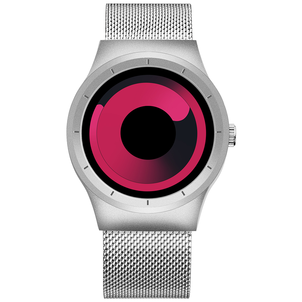 SKONE Creative Men's Watch Wrist Watch Stainless Steel Mesh Strap Fashionable Watch Cool Swirl Design Watch - White/Red
SKONE Creative Men's Watch Wrist Watch Stainless Steel Mesh Strap Fashionable Watch Cool Swirl Design Watch - White/Red