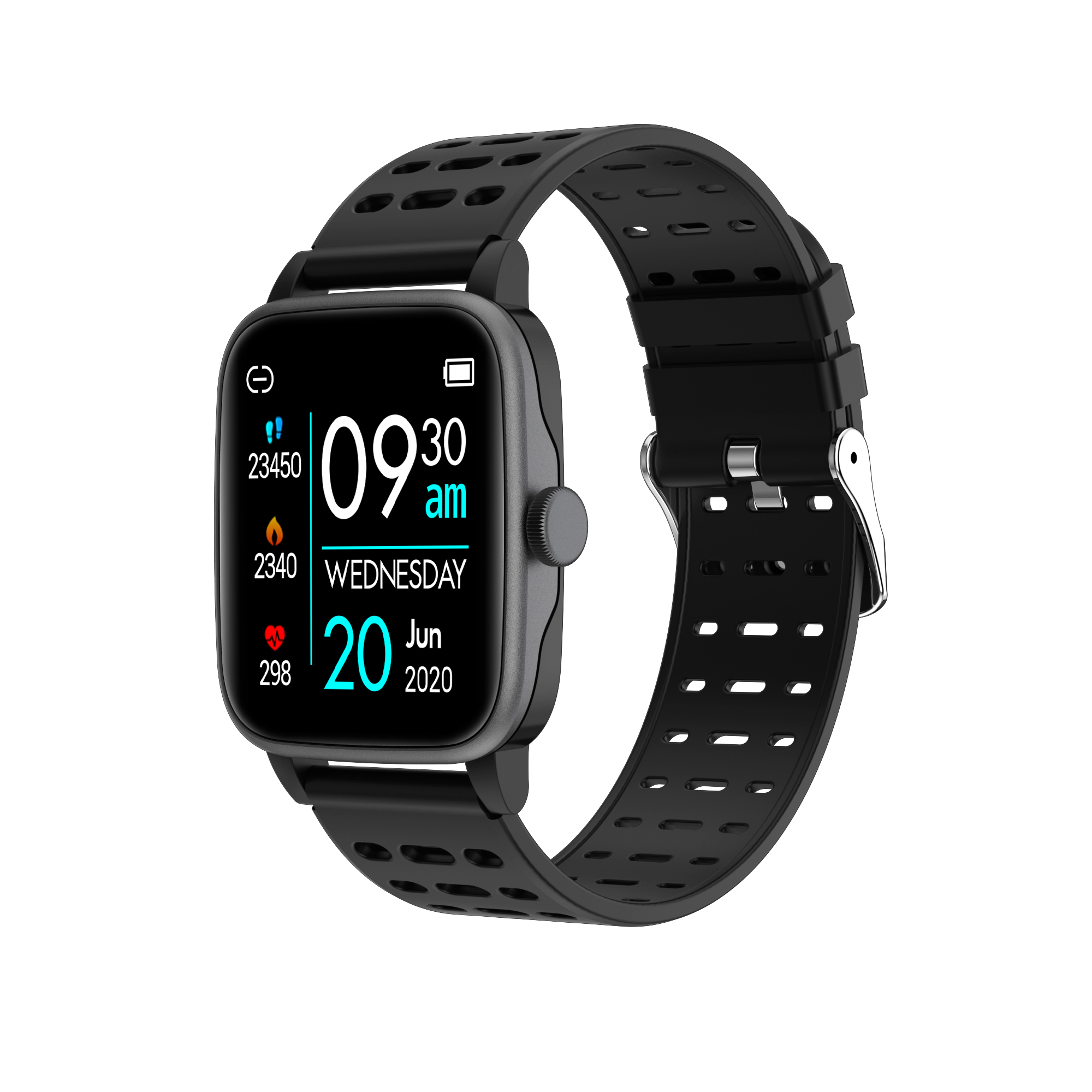 P30 Fashionable Smart Watch 1.3-Inch IPS Color Screen Multi-function Health Monitoring Smart Bracelet - Black
P30 Fashionable Smart Watch 1.3-Inch IPS Color Screen Multi-function Health Monitoring Smart Bracelet - Black