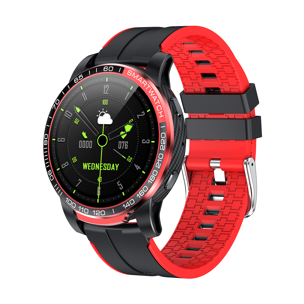 GW20 1.3-inch HD Full Touch Round Screen Bluetooth Call Waterproof Sports Smart Watch - Red
GW20 1.3-inch HD Full Touch Round Screen Bluetooth Call Waterproof Sports Smart Watch - Red
