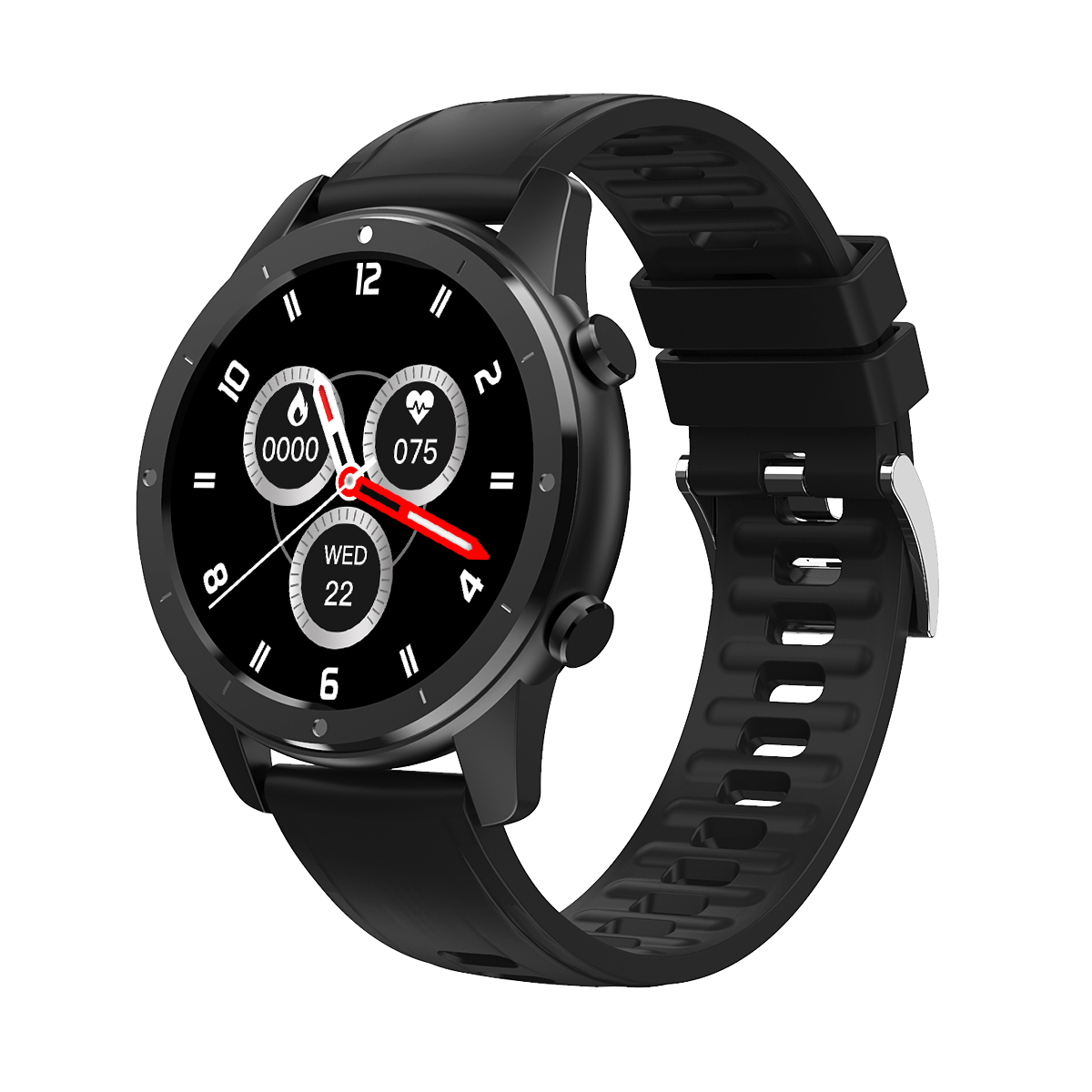 F50 1.3-inch Round Screen Business Style IP67 Waterproof Sports Bluetooth Call Multi-function Smart Watch - Black
F50 1.3-inch Round Screen Business Style IP67 Waterproof Sports Bluetooth Call Multi-function Smart Watch - Black