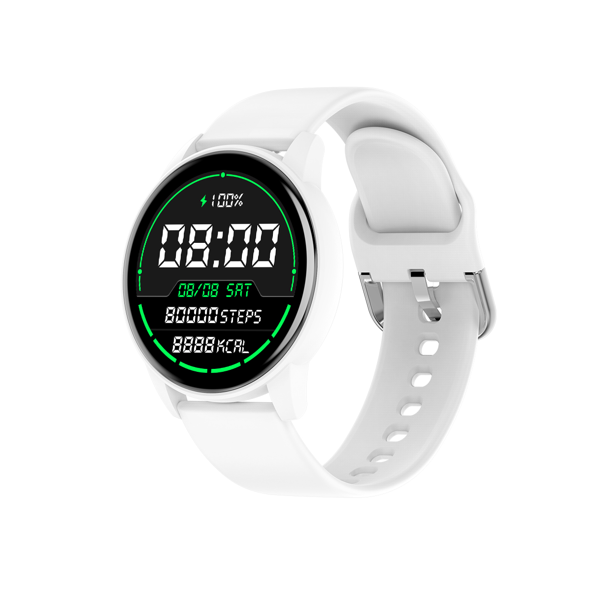 ZL01S 1.3inch Full Touch Screen Smart Watch for Android iPhone Activity Tracker with Heart Rate Sleep Monitor - White
ZL01S 1.3inch Full Touch Screen Smart Watch for Android iPhone Activity Tracker with Heart Rate Sleep Monitor - White