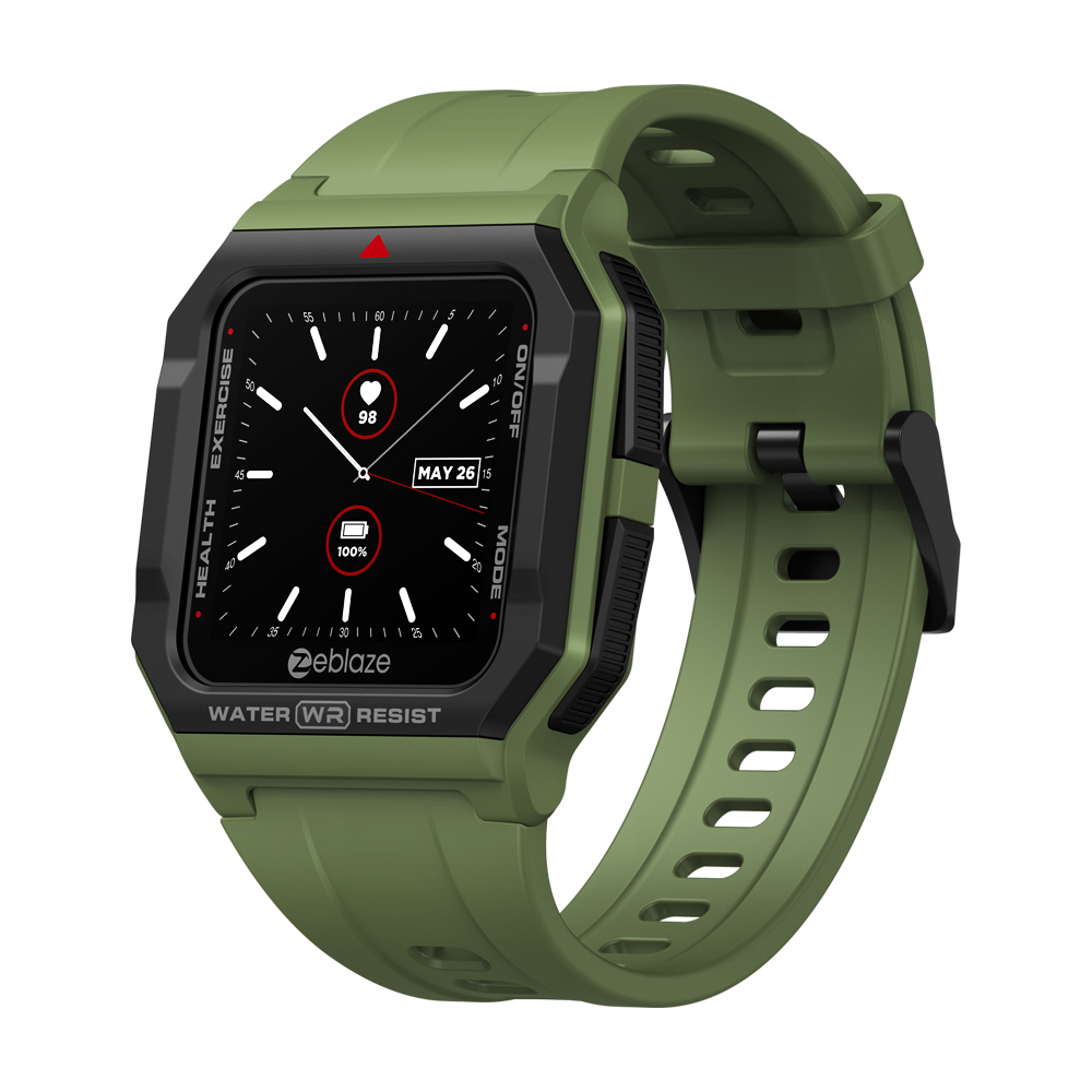 ZEBLAZE Ares Smart Watch 1.3 inch Display 30m Waterproof Heart Rate Blood Pressure Monitoring Wristwatch - Green
ZEBLAZE Ares Smart Watch 1.3 inch Display 30m Waterproof Heart Rate Blood Pressure Monitoring Wristwatch - Green