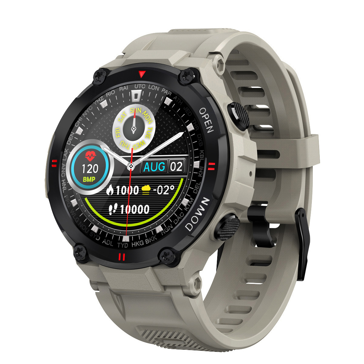 LEMFO K22 Smart Watch Fitness Bracelet Bluetooth Call Music DIY Watch Face for Android iOS - Grey
LEMFO K22 Smart Watch Fitness Bracelet Bluetooth Call Music DIY Watch Face for Android iOS - Grey
