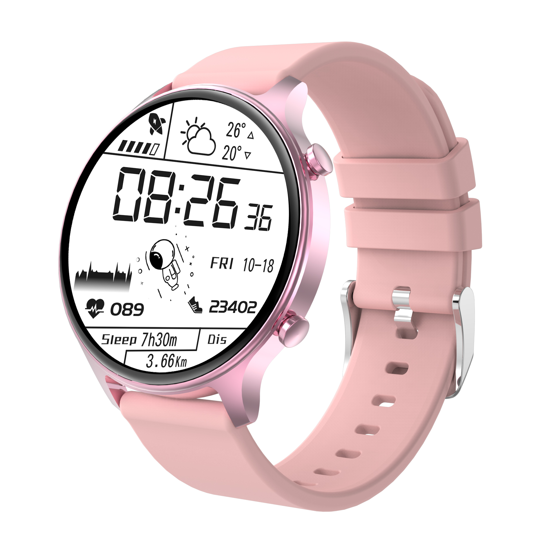 DK18 Smart Watch Full Touch Screen Music Play Сердечный Монитор Fitness Tracker - Розовый
DK18 Smart Watch Full Touch Screen Music Play Сердечный Монитор Fitness Tracker - Розовый