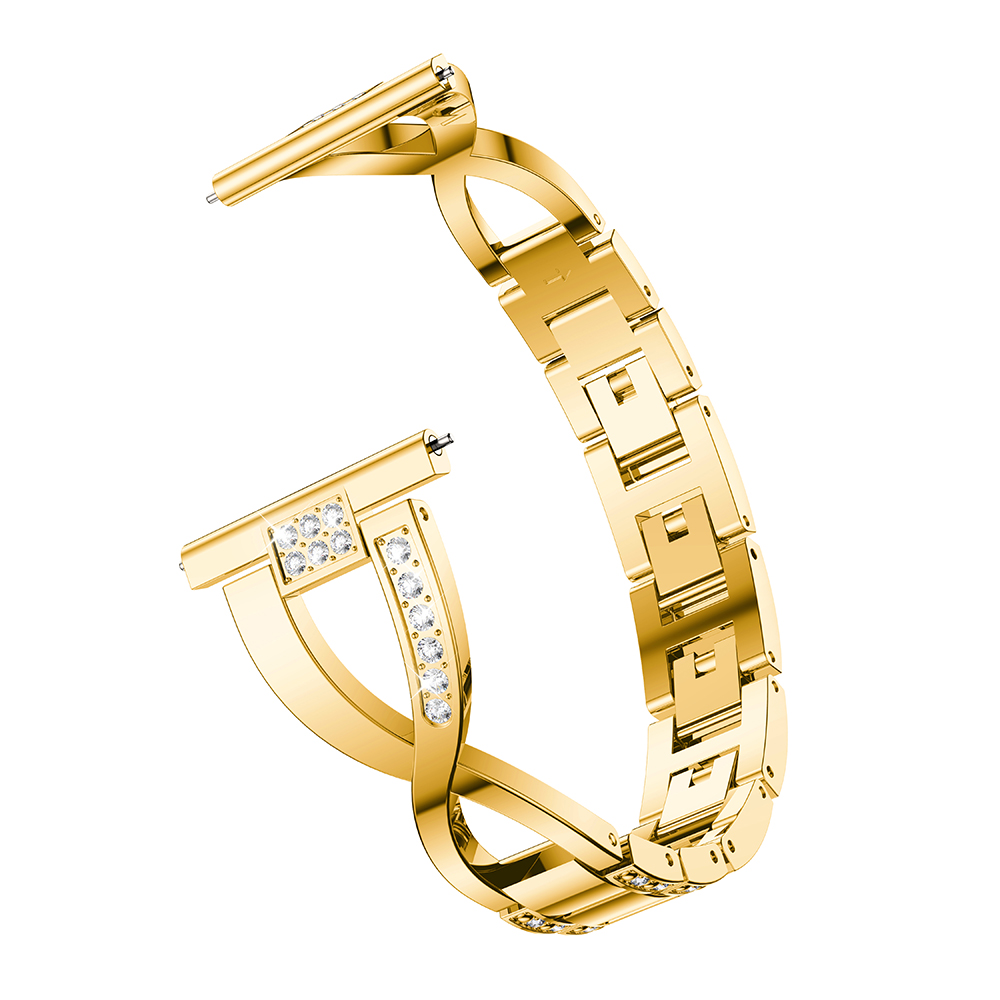 X-Shape Rhinestone Decor Stainless Steel Smart Watch Strap for Samsung Galaxy Watch3 45mm - Gold, Galaxy Watch3 45mm
X-Shape Rhinestone Decor Stainless Steel Smart Watch Strap for Samsung Galaxy Watch3 45mm - Gold, Galaxy Watch3 45mm