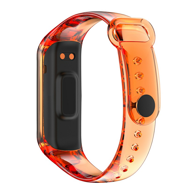Clear Soft TPU Sports Watch Band Adjustable Strap for Samsung Galaxy Fit2 SM-R220 - Transparent Orange, Other Smartwatch Models
Clear Soft TPU Sports Watch Band Adjustable Strap for Samsung Galaxy Fit2 SM-R220 - Transparent Orange, Other Smartwatch Models