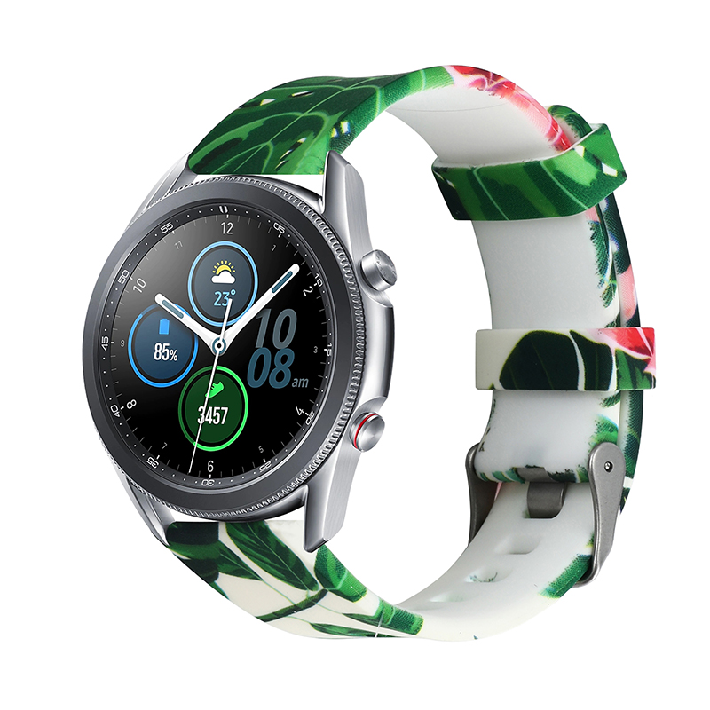 For Samsung Galaxy Watch 46mm/Watch3 45mm Premium Silicone Stylish Pattern Printed Watchband Wrist Strap Replacement 22mm - Type E, Galaxy Watch3 45mm
For Samsung Galaxy Watch 46mm/Watch3 45mm Premium Silicone Stylish Pattern Printed Watchband Wrist Strap Replacement 22mm - Type E, Galaxy Watch3 45mm