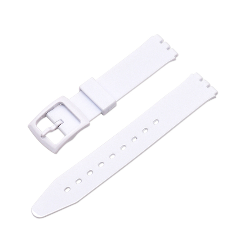 For Swatch 19mm Replacement Wrist Band Stripe Printed Silicone Adjustable Smart Watch Strap - White, Other Smartwatch Models
For Swatch 19mm Replacement Wrist Band Stripe Printed Silicone Adjustable Smart Watch Strap - White, Other Smartwatch Models