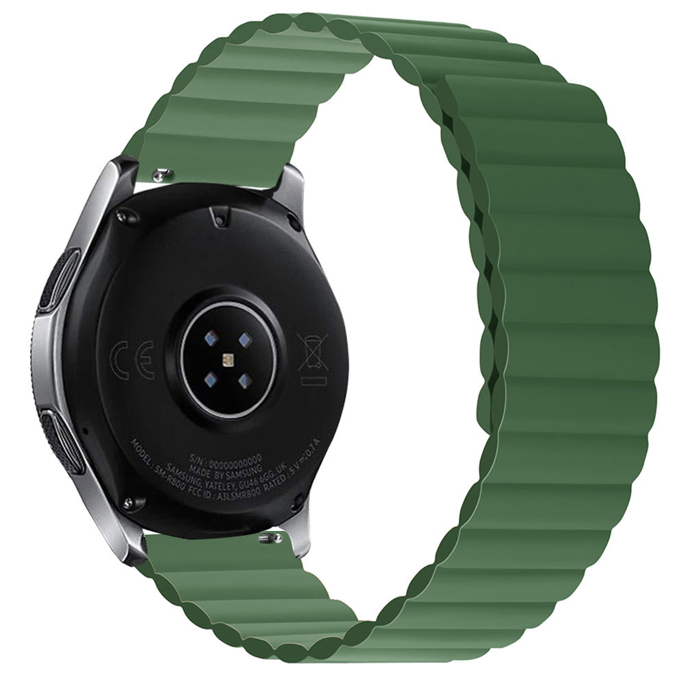 For Samsung Galaxy Watch4 40mm/44mm/Garmin Venu2 Plus/Venu Sq Dual Color Watch Strap 20mm Silicone Magnetic Watch Band Replacement - Green, Other Smartwatch Models
For Samsung Galaxy Watch4 40mm/44mm/Garmin Venu2 Plus/Venu Sq Dual Color Watch Strap 20mm Silicone Magnetic Watch Band Replacement - Green, Other Smartwatch Models