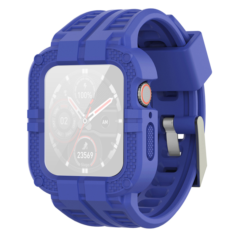 For Apple Watch Series 1 / 2 / 3 38mm / 4 / 5 / 6 / SE 40mm / 7 41mm Silicone Watch Band+Watch Case Armour Replacement Watch Strap - Blue, Apple Watch Series 1 38mm
For Apple Watch Series 1 / 2 / 3 38mm / 4 / 5 / 6 / SE 40mm / 7 41mm Silicone Watch Band+Watch Case Armour Replacement Watch Strap - Blue, Apple Watch Series 1 38mm