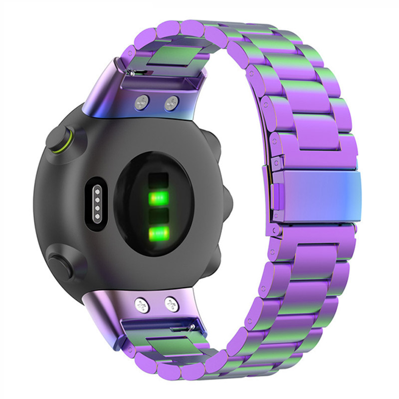 For Garmin Forerunner 45 / 45S / Swim 2 Quick Release Watch Strap Metal Watch Band Replacement Strap with Folding Clasp - Colorful, Garmin Forerunner 45S
For Garmin Forerunner 45 / 45S / Swim 2 Quick Release Watch Strap Metal Watch Band Replacement Strap with Folding Clasp - Colorful, Garmin Forerunner 45S