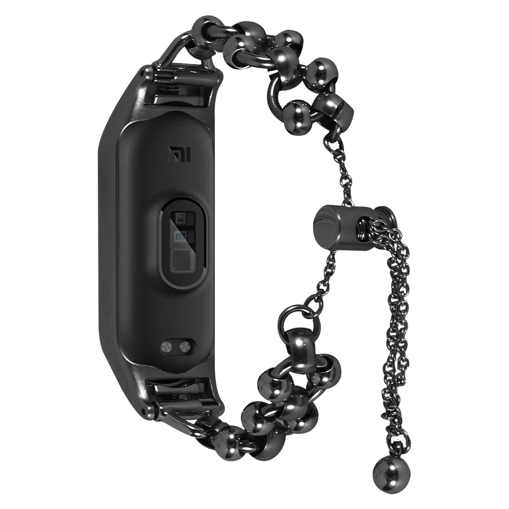 Watch Strap Replacement for Xiaomi Mi Band 5 / 6, Hollow Out Bead Decor Smartwatch Band - Black, Xiaomi Mi Band 6
Watch Strap Replacement for Xiaomi Mi Band 5 / 6, Hollow Out Bead Decor Smartwatch Band - Black, Xiaomi Mi Band 6