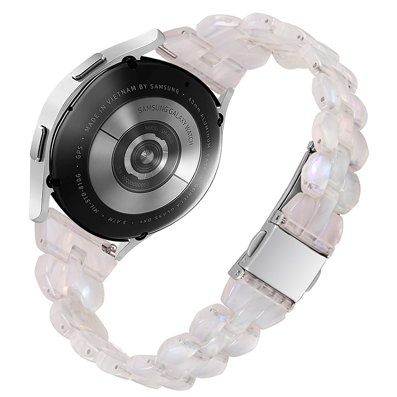 Für Samsung Galaxy Watch 5 Active 40 mm / 44 mm / Sieh Dir 5 Pro 45mm an / Sieh Dir 42 mm Rhombusharz -uhren -band 20 -mm -armbandarmbandarmband - Muschel Weiß, Galaxy Watch 5 Active 40mm
Für Samsung Galaxy Watch 5 Active 40 mm / 44 mm / Sieh Dir 5 Pro 45mm an / Sieh Dir 42 mm Rhombusharz -uhren -band 20 -mm -armbandarmbandarmband - Muschel Weiß, Galaxy Watch 5 Active 40mm