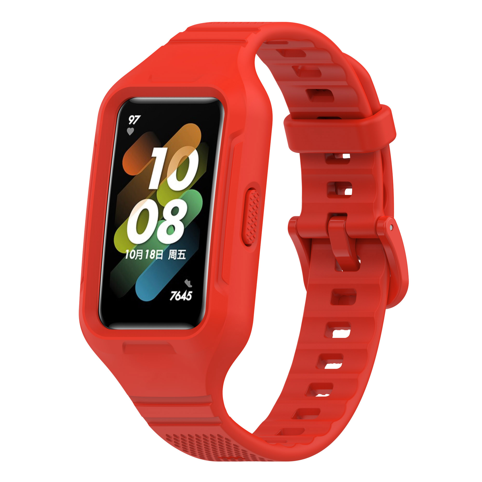 Für Huawei Band 6 / 7 / 8 Sport Silicon Watch Band Mit Case Cover - Rot, Huawei Band 6
Für Huawei Band 6 / 7 / 8 Sport Silicon Watch Band Mit Case Cover - Rot, Huawei Band 6