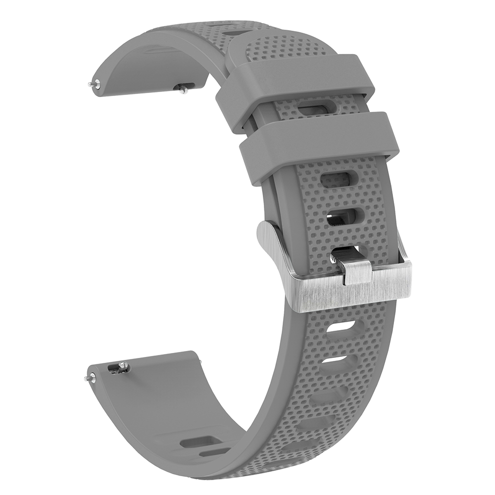 Silicon Watch Band Für Garmin Forerunner 645 / Samsung Galaxy Watch3 41 Mm, 20mm Strukturierter Gurt Mit Silberne Schnalle - Grau, Garmin Forerunner 645
Silicon Watch Band Für Garmin Forerunner 645 / Samsung Galaxy Watch3 41 Mm, 20mm Strukturierter Gurt Mit Silberne Schnalle - Grau, Garmin Forerunner 645