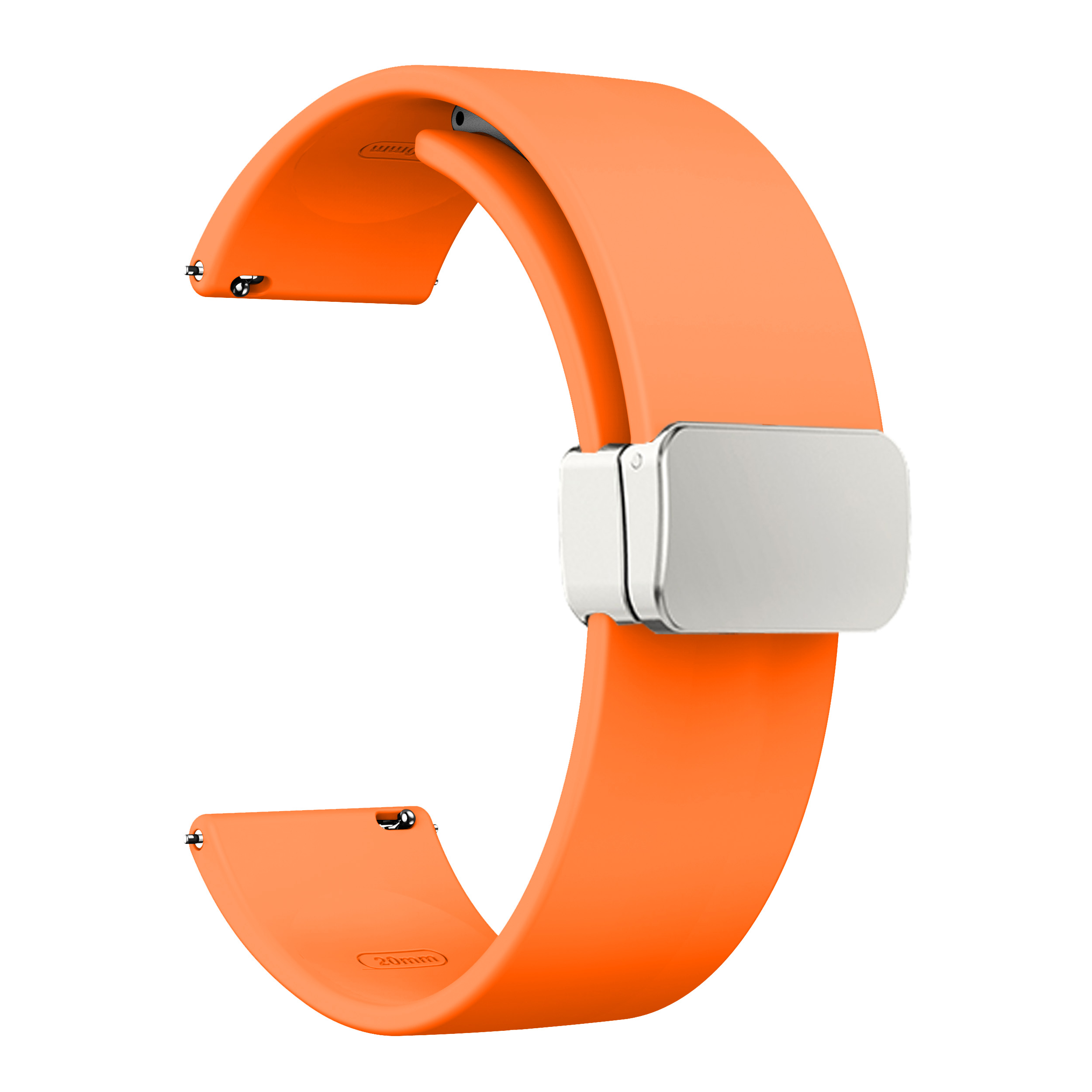 Für Garmin Venu / Venu Sq / Venu sq 2 / Venu 2 Plus Silikonuhr -gurt 20mm Armband Mit Magnetischer Faltungs Silberschnalle - Orange, Other Smartwatch Models
Für Garmin Venu / Venu Sq / Venu sq 2 / Venu 2 Plus Silikonuhr -gurt 20mm Armband Mit Magnetischer Faltungs Silberschnalle - Orange, Other Smartwatch Models