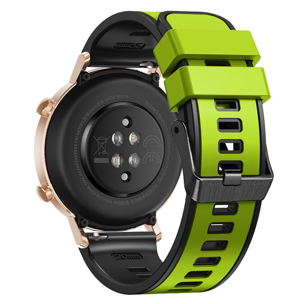 Für Garmin Forerunner 265s / 255S / Venu 2S Silicon Uhrengurt 18mm Dual Farb Ersatzwachenband - Kalk / Schwarz, Garmin Forerunner 265S
Für Garmin Forerunner 265s / 255S / Venu 2S Silicon Uhrengurt 18mm Dual Farb Ersatzwachenband - Kalk / Schwarz, Garmin Forerunner 265S