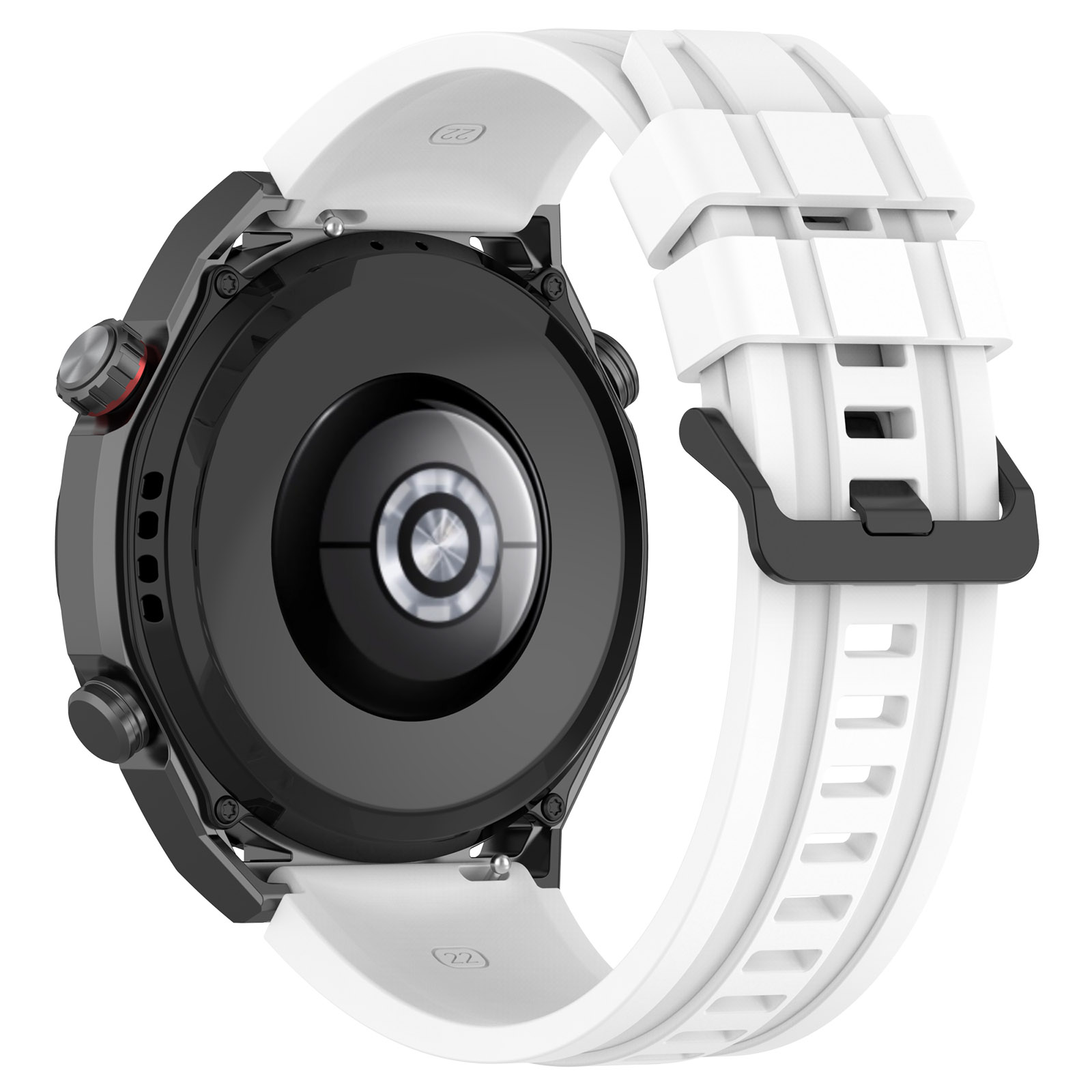 Silikon Uhrenbänder Für Huawei Uhr Ultimate, 22 -mm -ersatzgurtarmband Mit Verlängerungsgurt - Weiss, Huawei Watch Ultimate
Silikon Uhrenbänder Für Huawei Uhr Ultimate, 22 -mm -ersatzgurtarmband Mit Verlängerungsgurt - Weiss, Huawei Watch Ultimate