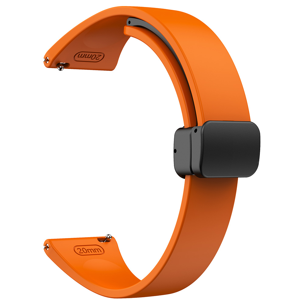 22mm Silikonbänder Für Garmin Forerunner 265 / 255 / Vivoactive 4 / Venu 2, Sportuhr -gurt Mit Schwarzer Magnetischer Klappschnalle - Orange, Garmin Forerunner 265
22mm Silikonbänder Für Garmin Forerunner 265 / 255 / Vivoactive 4 / Venu 2, Sportuhr -gurt Mit Schwarzer Magnetischer Klappschnalle - Orange, Garmin Forerunner 265
