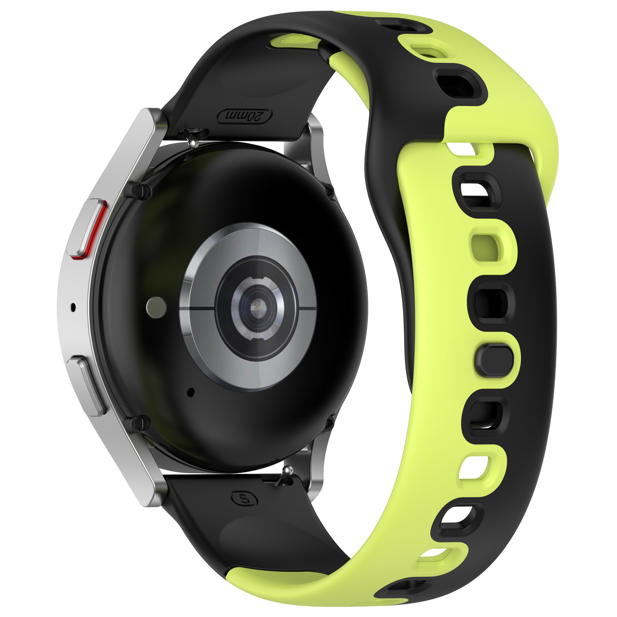 Für Samsung Galaxy Watch6 / Watch6 Classic / Uhr 5 / 5 Pro / Uhr4 / Watch4 Klassisches Dual Color Watch -gurt 20mm Silikon Uhrband - Schwarz / Grün, Galaxy Watch6 40mm
Für Samsung Galaxy Watch6 / Watch6 Classic / Uhr 5 / 5 Pro / Uhr4 / Watch4 Klassisches Dual Color Watch -gurt 20mm Silikon Uhrband - Schwarz / Grün, Galaxy Watch6 40mm
