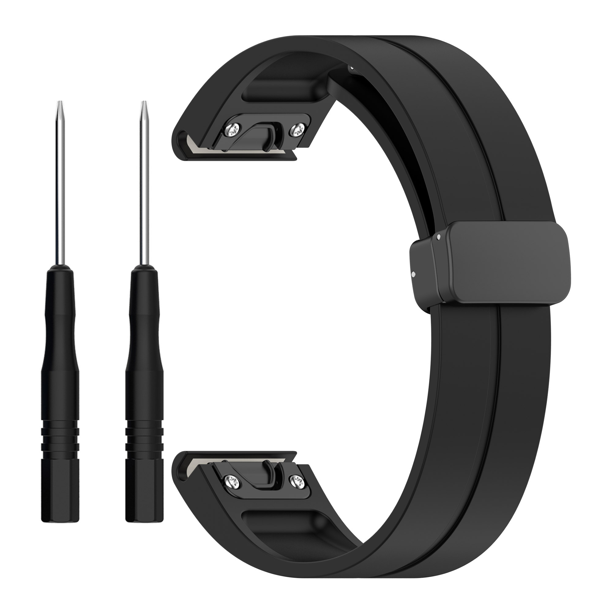 22mm Silikon Uhrenband Für Garmin Fenix 7 / 6 / 5, Magnetische Klappschnalle Schnellfreisetzungsgurt Mit Werkzeugen - Schwarz, Garmin Fenix 7
22mm Silikon Uhrenband Für Garmin Fenix 7 / 6 / 5, Magnetische Klappschnalle Schnellfreisetzungsgurt Mit Werkzeugen - Schwarz, Garmin Fenix 7