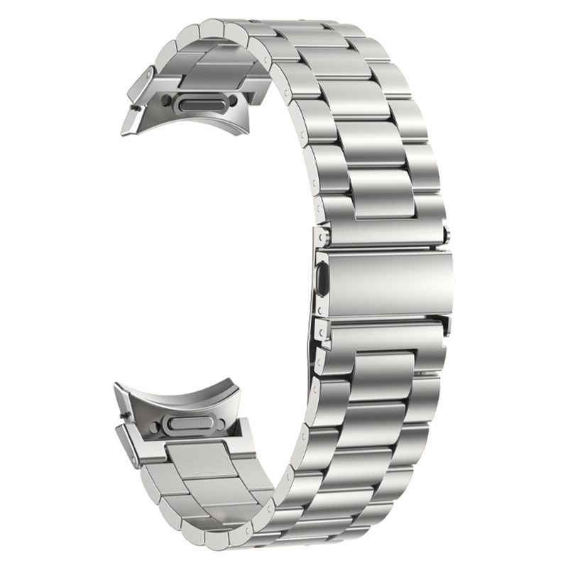 Für Samsung Galaxy Watch6 / Watch6 Classic / Uhr 5 / Watch 5 Pro Flat Schnalle Watch Armband Metall Ersatzuhr Band - Silber, Galaxy Watch6 40mm
Für Samsung Galaxy Watch6 / Watch6 Classic / Uhr 5 / Watch 5 Pro Flat Schnalle Watch Armband Metall Ersatzuhr Band - Silber, Galaxy Watch6 40mm