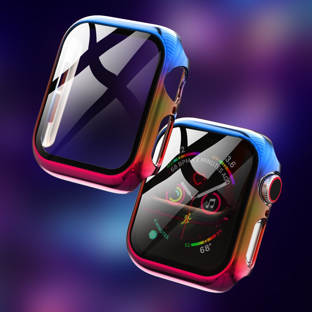 Gradient Color PC Frame Intergrated Tempered Glass Screen Protector Smart Watch Case for Apple Watch Series 3/2/1 38mm, Apple Watch Series 3 38mm
Gradient Color PC Frame Intergrated Tempered Glass Screen Protector Smart Watch Case for Apple Watch Series 3/2/1 38mm, Apple Watch Series 3 38mm
