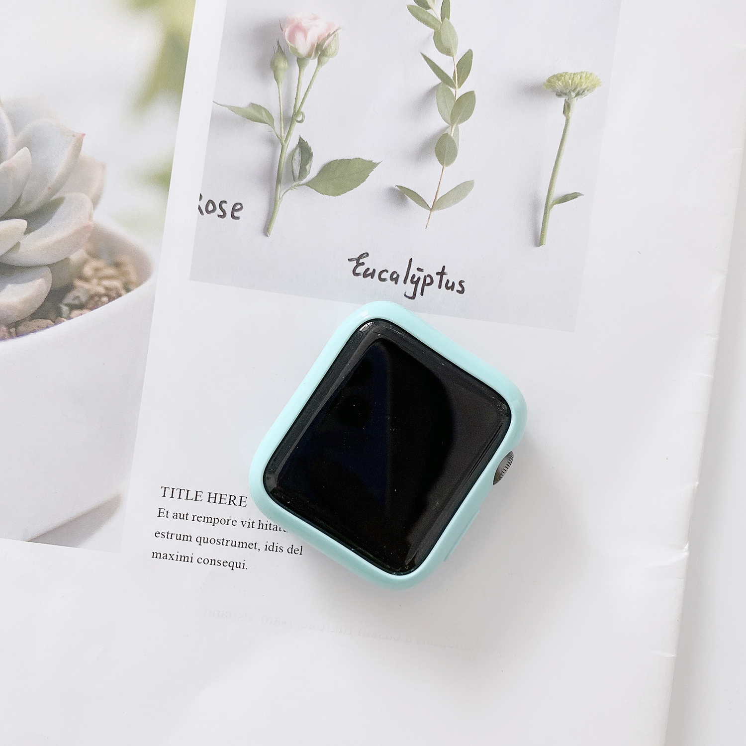 Silicone Smart Watch Protective Case for Apple Watch Series 1/2/3 38mm - Baby Blue, Apple Watch Series 3 38mm
Silicone Smart Watch Protective Case for Apple Watch Series 1/2/3 38mm - Baby Blue, Apple Watch Series 3 38mm